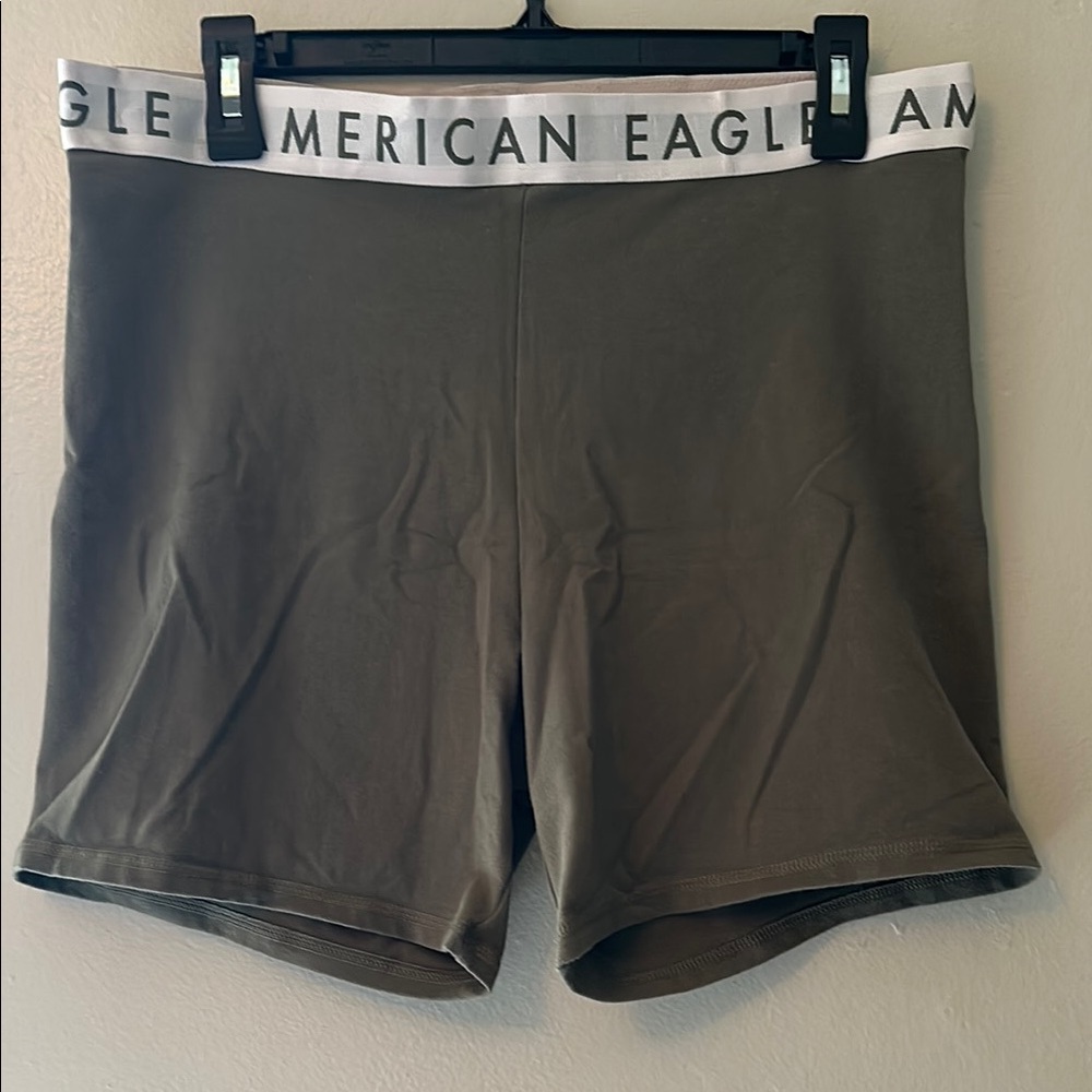 American Eagle Outfitters Women's Olive Bike Shorts